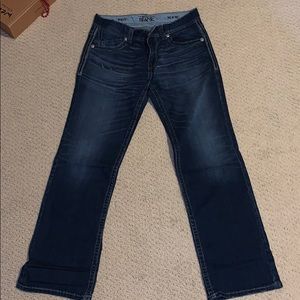 NEVER WORN buckle black jeans
